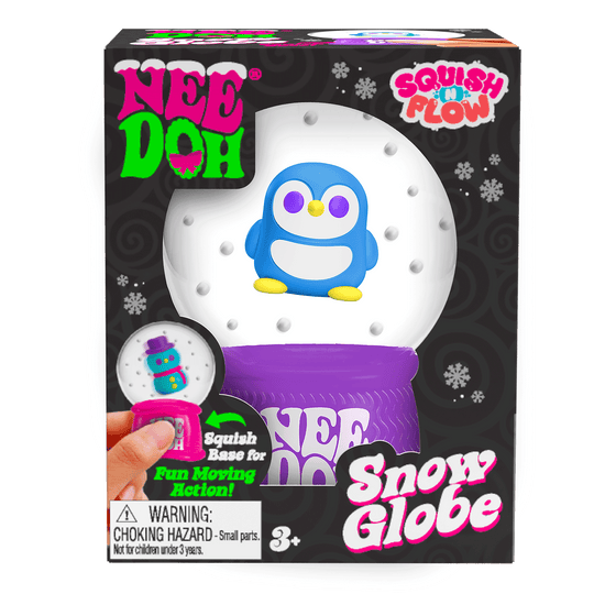 NeeDoh Squish N Flow Snow Globe X42T